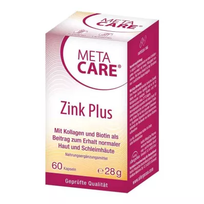 Meta Care Zink + Kapseln, 60 St Meta Care Zink + Kapseln, 60 St