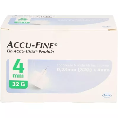 ACCU FINE sterile Nadeln f.Insulinpens 4 mm 32 G, 100 St