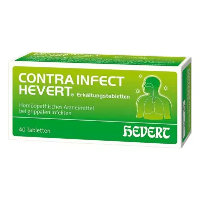 Contrainfect Hevert Erkältungstabletten (40 stk) Contrainfect Hevert Erkältungstabletten (40 stk)