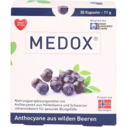 MEDOX Anthocyane aus wilden Beeren Kapseln, 30 St