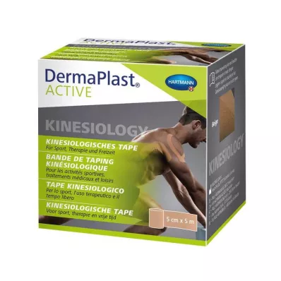 Dermaplast Active Kinesiology Tape 5 cmx5 m beige, 1 St