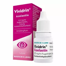 VIVIDRIN Azelastin 0,5 mg/ml Augentropfen, 6 ml