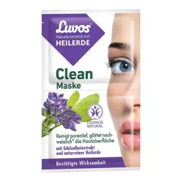 LUVOS Heilerde Clean-Maske Naturkosmetik, 2X7.5 ml