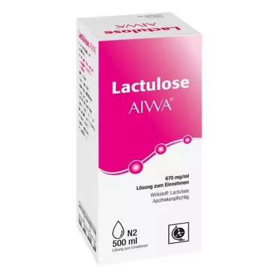 Lactulose AIWA 670 mg/ml Lösung zum Einnehmen, 500 ml