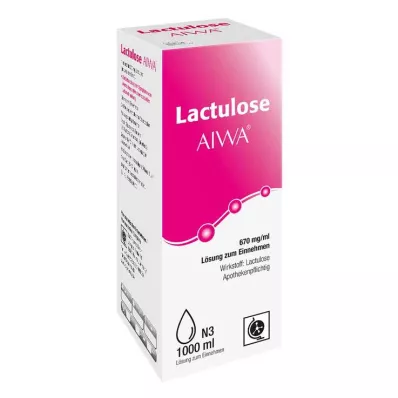 LACTULOSE AIWA 670 mg/ml Lösung zum Einnehmen, 1000 ml
