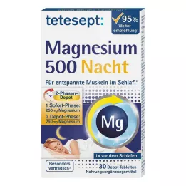 TETESEPT Magnesium 500 Nacht Tabletten, 30 St