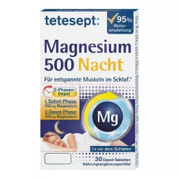 TETESEPT Magnesium 500 Nacht Tabletten, 30 St