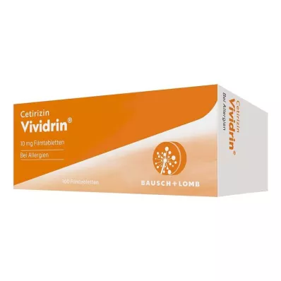 CETIRIZIN Vividrin 10 mg Filmtabletten, 100 St CETIRIZIN Vividrin 10 mg Filmtabletten, 100 St