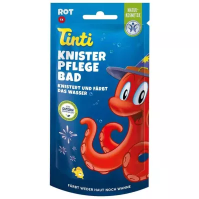 Tinti Knister Pflegebad rot Thekendisplay, 50 g