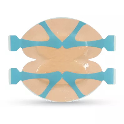 Tegaderm Silicone Foam Border FK Ferse 16,5x16,5cm, 1X5 St