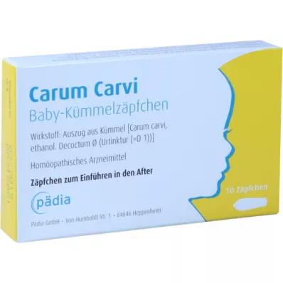 CARUM CARVI Baby-Kümmelzäpfchen, 10 St