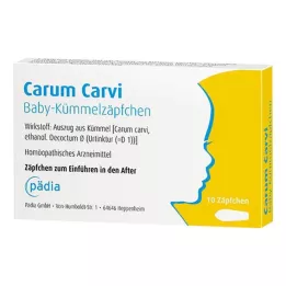 CARUM CARVI Baby-Kümmelzäpfchen, 10 St
