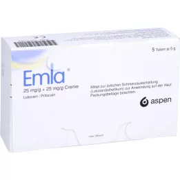 EMLA 25 mg/g + 25 mg/g Creme + 12 Tegaderm Pfl., 5X5 g