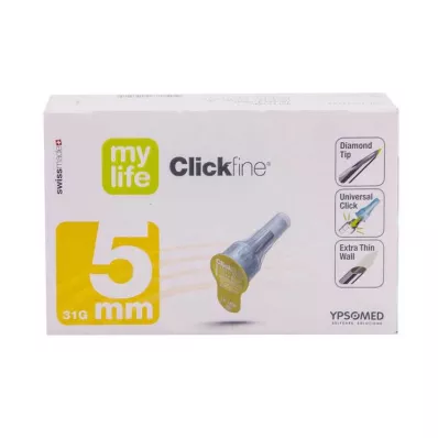 MYLIFE Clickfine Pen-Nadeln 5 mm 31 G, 100 St