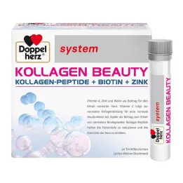 DOPPELHERZ Kollagen Beauty system Trinkfläschchen, 30 St