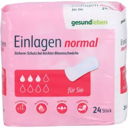 GESUND LEBEN Einlagen normal, 24 St