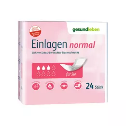 GESUND LEBEN Einlagen normal, 24 St