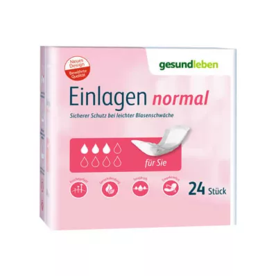 Gesund Leben Einlagen normal, 24 St