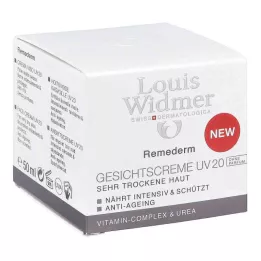 WIDMER Remederm Gesichtscreme UV 20 unparfümiert, 50 ml