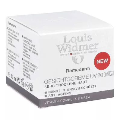 Widmer Remederm Gesichtscreme Uv 20 unparfümiert (50 ml)