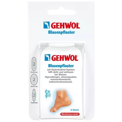 Gehwol Blasenpflaster sortiert, 6 St