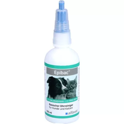 EPIBAC basischer Ohrreiniger Lsg.f.Hunde/Katzen, 100 ml