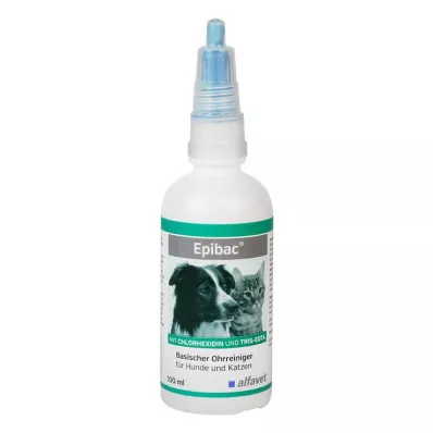 Epibac basischer Ohrreiniger Lösung für Hunde / Katzen, 100 ml