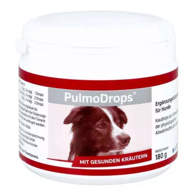 Pulmodrops Ergänzungsfutterm.Kaudrops für Hunde, 180 g