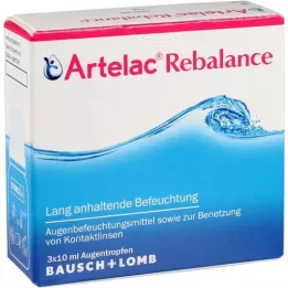 ARTELAC Rebalance Augentropfen, 3X10 ml