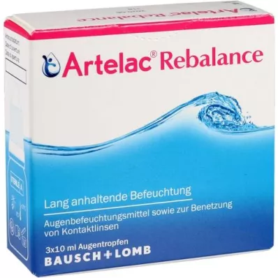 ARTELAC Rebalance Augentropfen, 3X10 ml