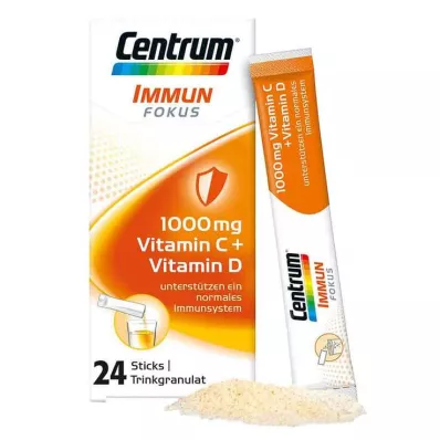 Centrum Immun Fokus 1000 mg Vitamin C + D Sticks, 24 St