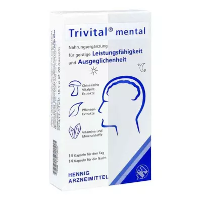 Trivital mental Kapseln (28 stk) Trivital mental Kapseln (28 stk)
