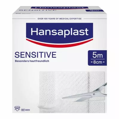Hansaplast Sensitive Pflaster 5 m Rolle (8 cm breit), 1 St