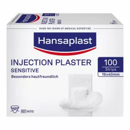 HANSAPLAST Sensitive Injektionspflaster 1,9x4 cm, 100 St