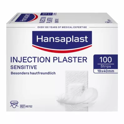 Hansaplast Sensitive Injektionspflaster 1,9x4 cm, 100 St Hansaplast Sensitive Injektionspflaster 1,9x4 cm, 100 St