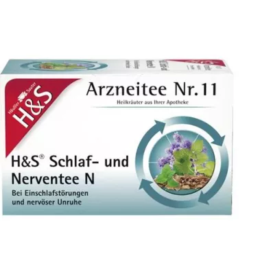 H&amp;S Schlaf- und Nerventee N Filterbeutel, 20X2.0 g