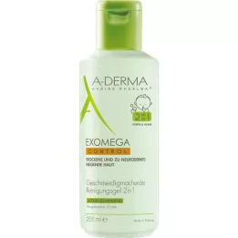 A-DERMA EXOMEGA CONTROL Reinigungsgel 2in1, 200 ml