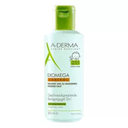 A-DERMA EXOMEGA CONTROL Reinigungsgel 2in1, 200 ml