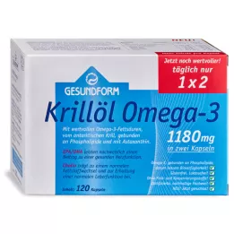 GESUNDFORM Krillöl 1180 mg Antarktis Kapseln, 120 St