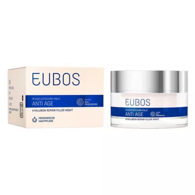 EUBOS ANTI-AGE Hyaluron Repair Filler Night Creme, 50 ml EUBOS ANTI-AGE Hyaluron Repair Filler Night Creme, 50 ml