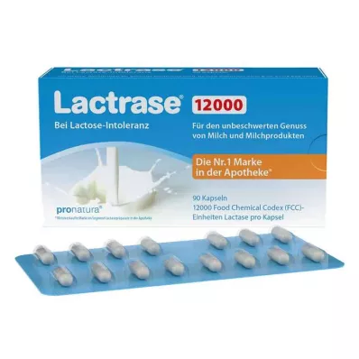 Lactrase 12.000 FCC Kapseln, 90 St