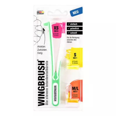 Wingbrush Starter-Set Interdentalbürste 3 Bürsten, 1 St