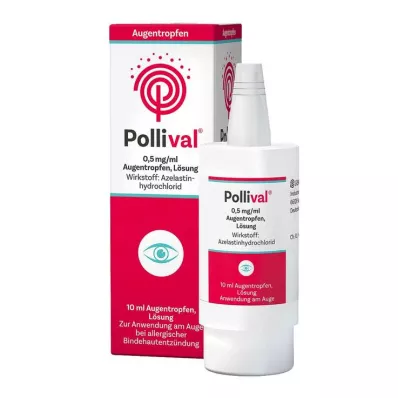 Pollival Augentropfen mit Azelastin, 10 ml