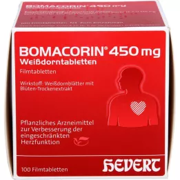BOMACORIN 450 mg Weißdorntabletten, 100 St