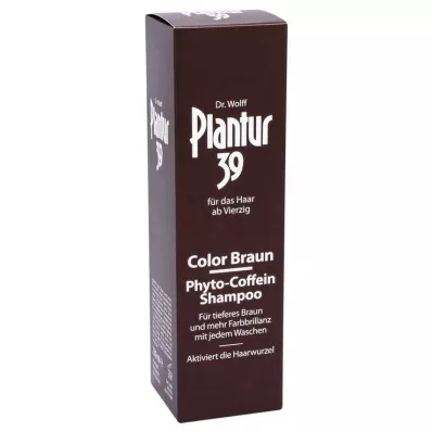 Plantur 39 Color Braun Phyto-Coffein-Shampoo, 250 ml