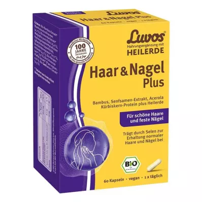Luvos Heilerde Bio Haar &amp; Nagel Plus Kapseln, 60 St