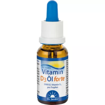 VITAMIN D3 ÖL forte Dr.Jacobs Tropfen, 20 ml