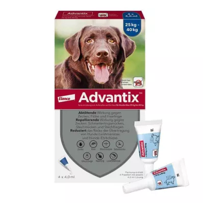 Advantix Spot-on Lösung Hund 25 - 40 kg, 4X4.0 ml