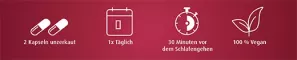 Instructions for use for Glycin 500 mg in veg.HPMC Kapseln Zeinpharma, 120 St - 2