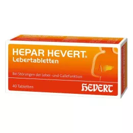 HEPAR HEVERT Lebertabletten, 40 St